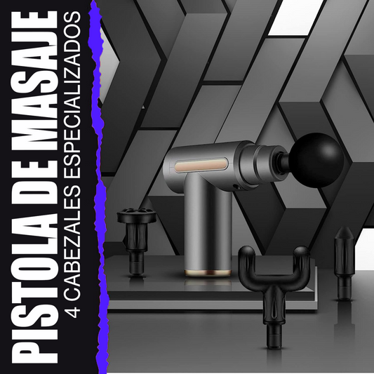 Pistola Masajeadora Eléctrica Profesional – Alivio Muscular Profundo