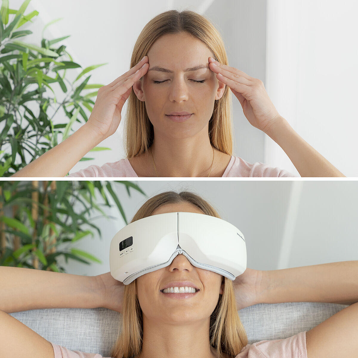 Masajeador de Ojos 4 en 1 con Compresión de Aire y Calor – Eyesky InnovaGoods