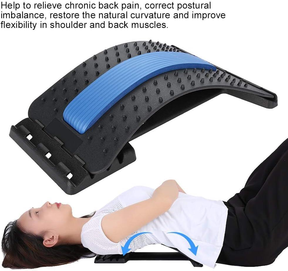 Masajeador y Estirador de Espalda con Acupresión – Alivio Lumbar
