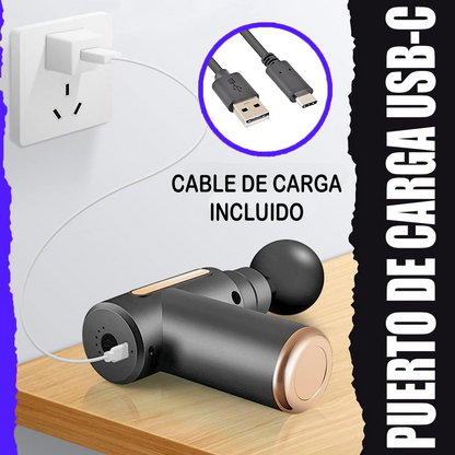 Pistola Masajeadora Eléctrica Profesional – Alivio Muscular Profundo