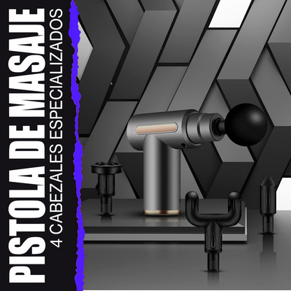 Pistola Masajeadora Eléctrica Profesional – Alivio Muscular Profundo